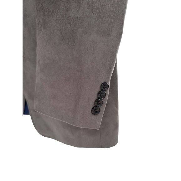 Lauren Ralph Lauren Gray Blazer Sport Coat Two Button Jacket Lining Menswear - Picture 3 of 8